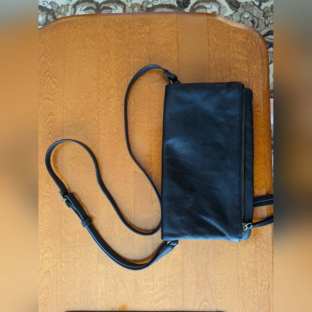 Black Margot Crossbody bag.